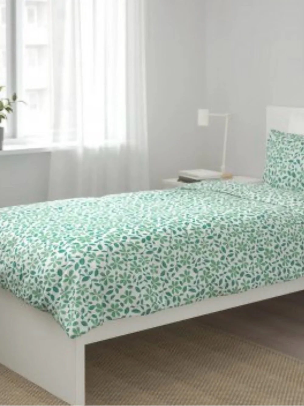 IKEA MALIN RUND Twin Duvet Cover and Pillow Cover Set